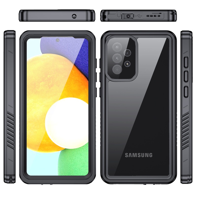 Ốp Điện Thoại Trong Suốt Chống Sốc Chống Thấm Nước Cho Samsung Galaxy A01 / A11 / A21 / A02S / M02S / A12 / A22 / A32 / A42 / A52 / A72 5g