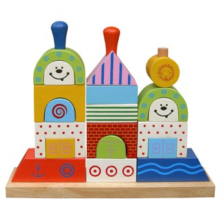 Đồ chơi bằng gỗ-xếp hình chiếc thuyền winwin toys