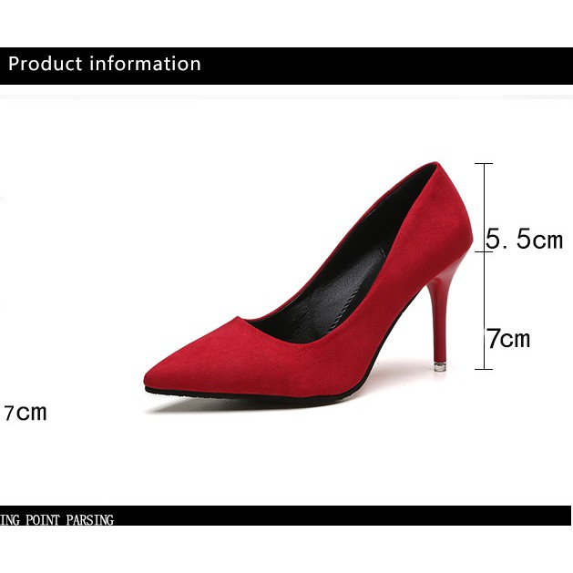 Giày cao gót nữ 7cm chất siêu đẹp đi êm chân và chắc chắn
