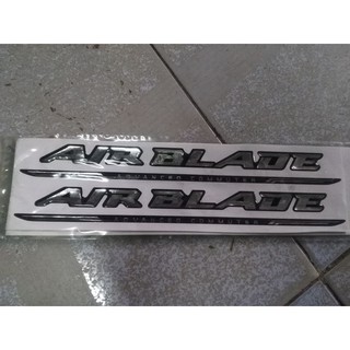 bộ tem decal cặp chữ dẻo air blade