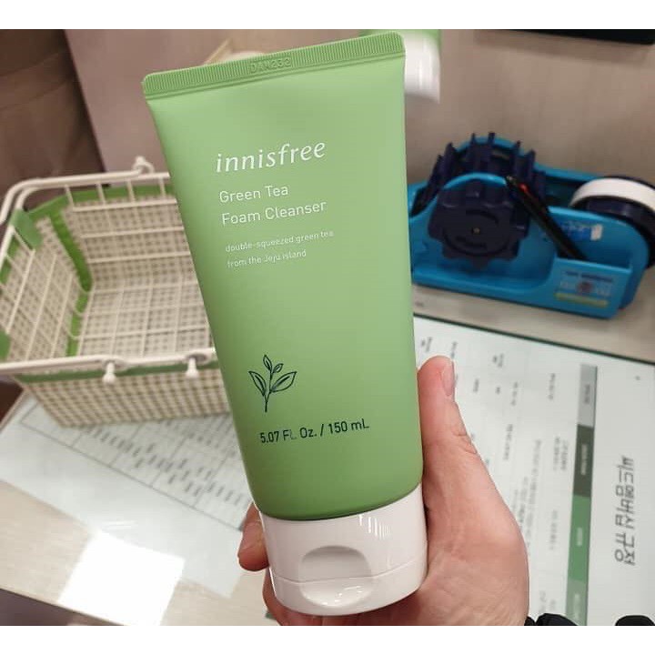 SỮA RỬA MẶT INNISFREE GREEN TEA PURE CLEANSING FOAM