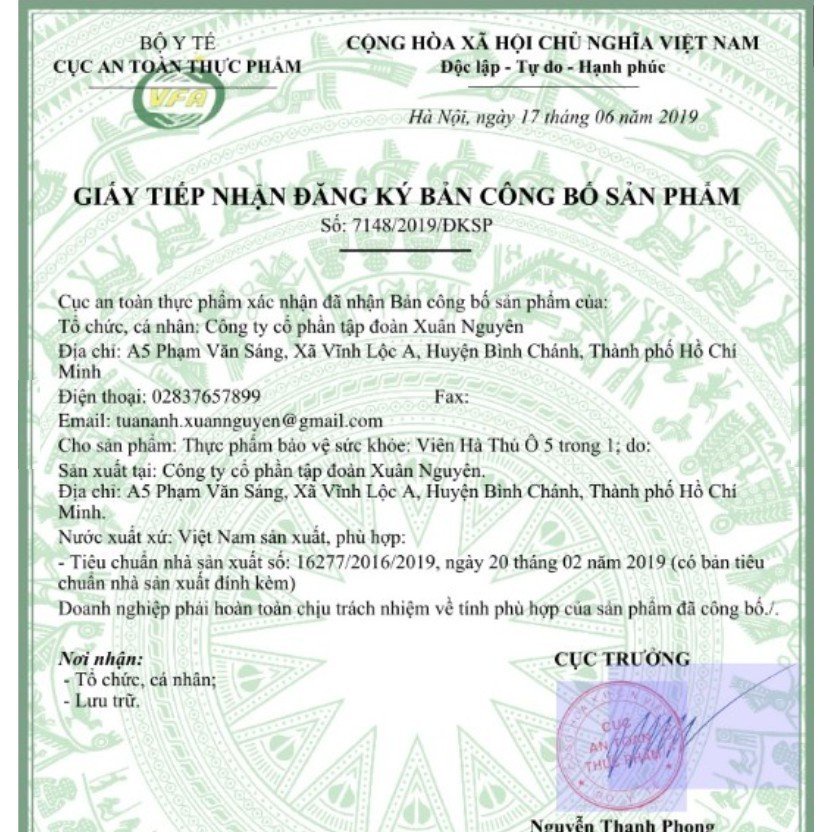 XUÂN NGUYÊN - Viên hà thủ ô 5in1