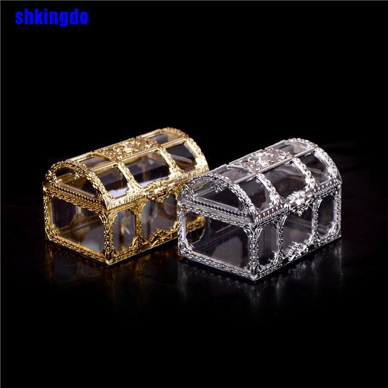 Hộp bằng nhựa nhỏ gọn đựng phụ kiện / kẹo / đồ trang sức cho tiệc cưới