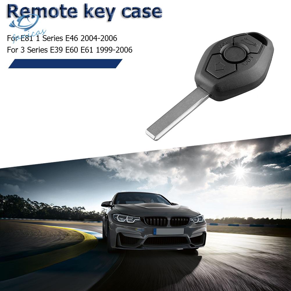 Vỏ ChìA KhóA ĐiềU KhiểN Từ Xa 3 NúT BấM Cho Xe BMW E81 E46 E39 E60