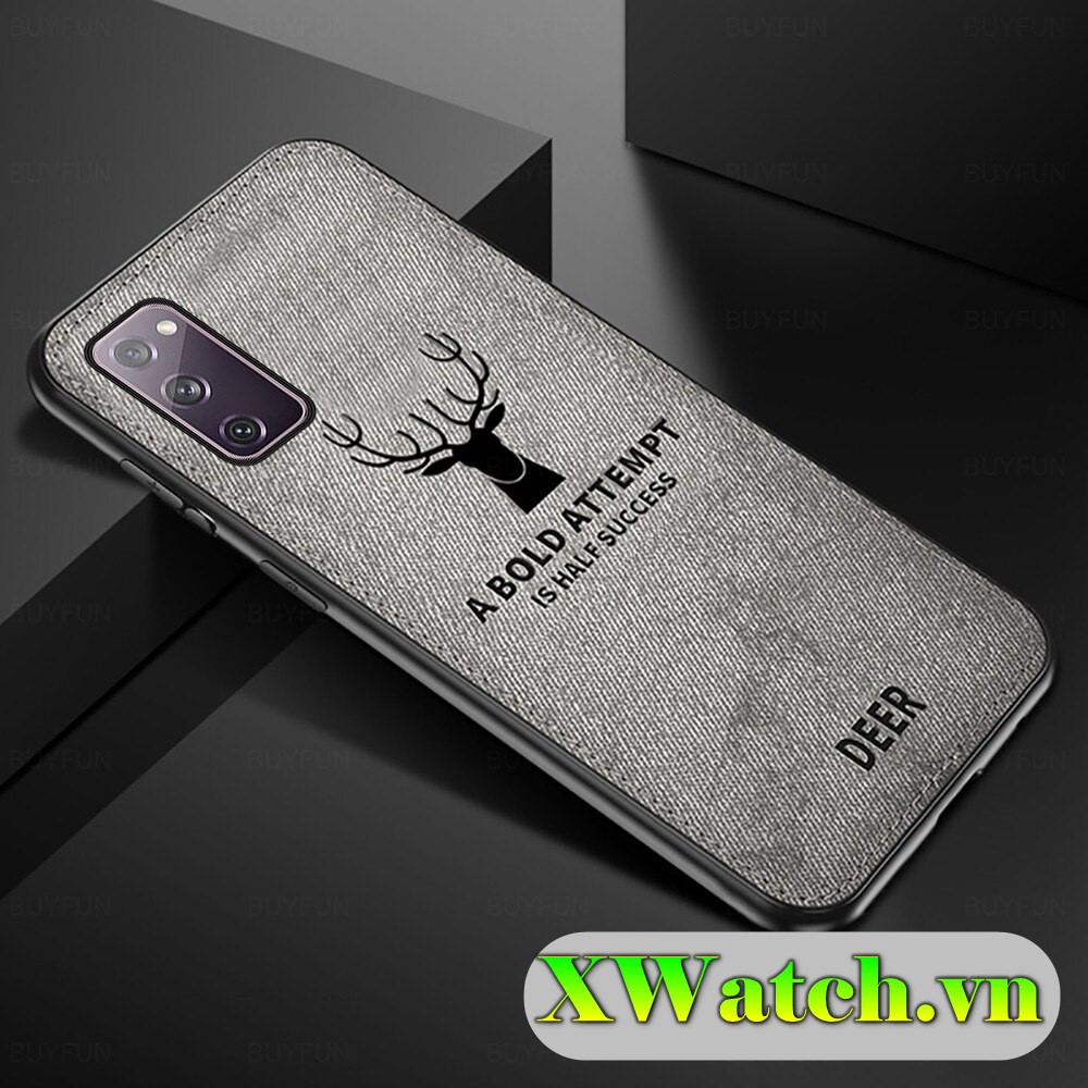Ốp lưng Vải jean Họa tiết Deer Xiaomi Mi 11 Mi 10T pro Poco x3 nfc k30 k30 pro Note 10 Note 10s  Note 10 Note 10 pro