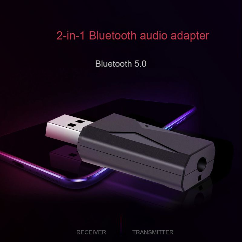 Thiết bị truyền nhận tín hiệu Bluetooth 5.0 2 trong 1 Jack cắm 3.5mm