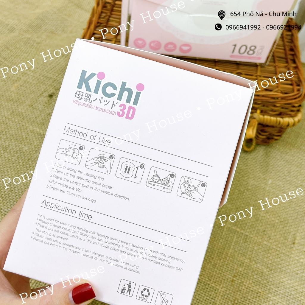 Miếng Lót Thấm Sữa Kichi 108 Miếng Siêu Thấm Hút, Chống Tràn, An Toàn Cho Mẹ Sau Sinh