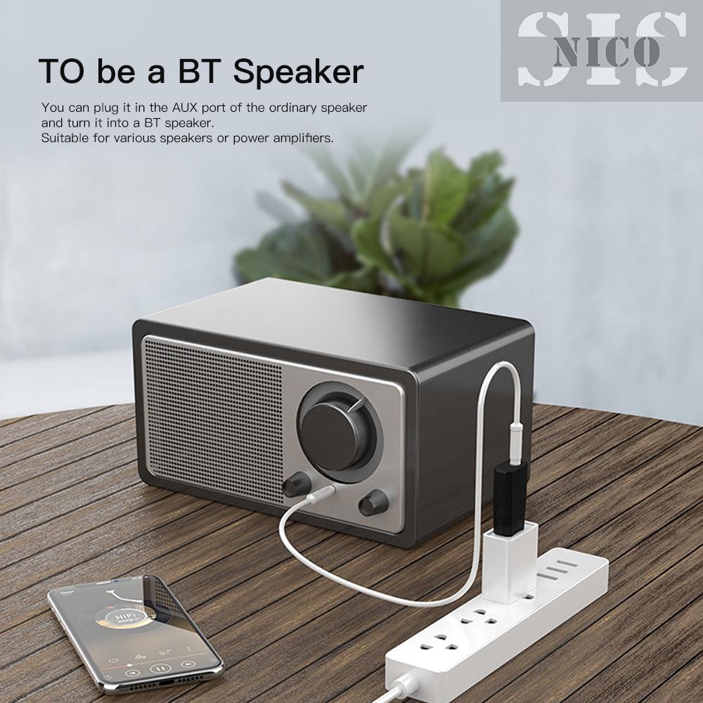 Bộ Thu Phát Âm Thanh Bt-Tx6 2 Trong 1 Bt 5.0 Mini Không Dây Giắc Cắm Aux Rca Usb 3.5mm Cho Tv Pc Xe Hơi | BigBuy360 - bigbuy360.vn