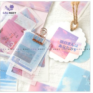 [SALE XẢ HÀNG] Sâu Nery - SN53 - Set 40 miếng dán Sticker decor trang trí SIMNO