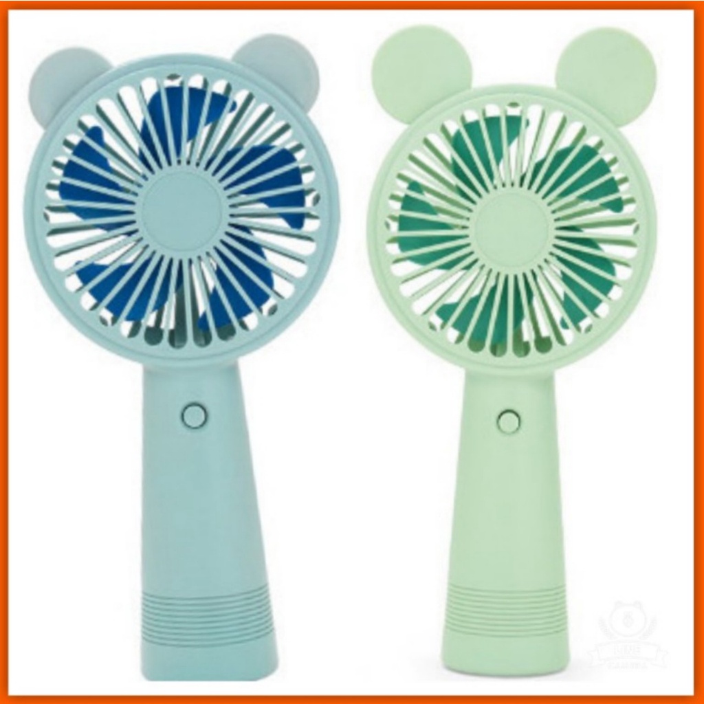 Quạt sạc tích điện mini cầm tay tai thỏ