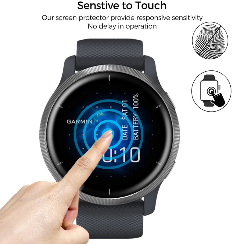 Miếng dán bảo vệ màn hình cong 3D cho Garmin Venu2 Venu2S