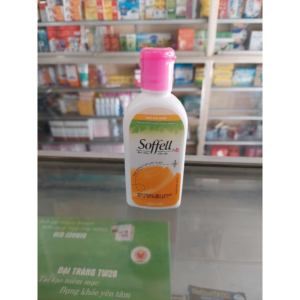 KEM, XỊT CHỐNG MUỖI SOFFELL DẠNG PHUN SƯƠNG - CHAI 60ml, 80ml
