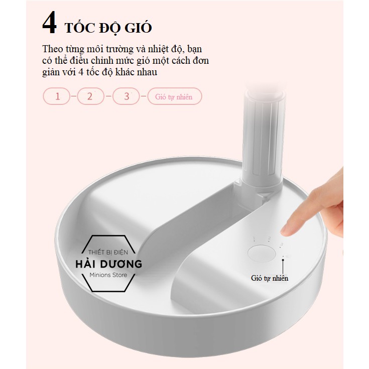 Quạt Tích Điện Di Động 3 Kiểu Dáng Thông Minh Để Bàn TN134  - Bảo Hành 18 Tháng - Hàng loại 1 Nặng Chắc Chắn