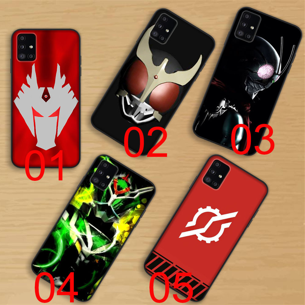 Ốp Điện Thoại Mềm Viền Đen Hình Kamen Rider Cho iPhone 5 8 11 6S 5S 7 XR 6 SE Max Pro Plus