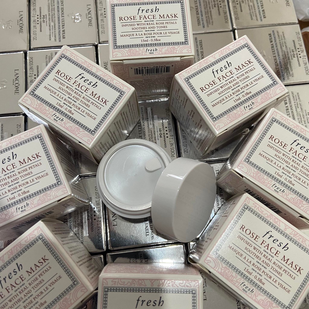 MẶT NẠ HOA HỒNG DƯỠNG ẨM FRESH ROSE FACE MASK 15ML