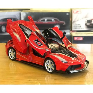 Xe mô hình ô tô siêu xe Ferrari FXX-K tỉ lệ 1:32 màu đỏ