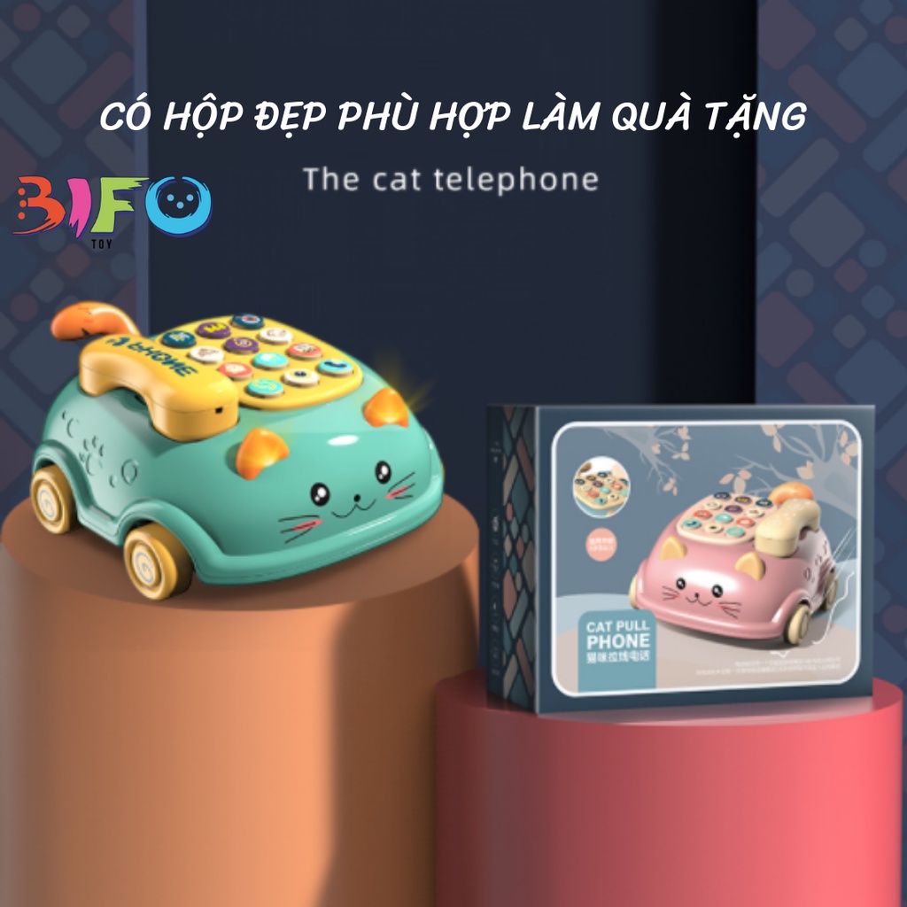 Điện thoại ô tô đồ chơi cho bé đồ chơi 2in1 có hộp đẹp