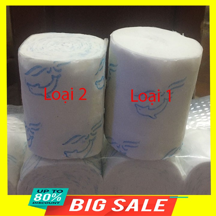 (Flash Sale) Giấy Vệ Sinh 3 Lớp Siêu Dai Không Lõi (35x26x8cm, nặng 1000 gram/1 bịch 20 cuộn)