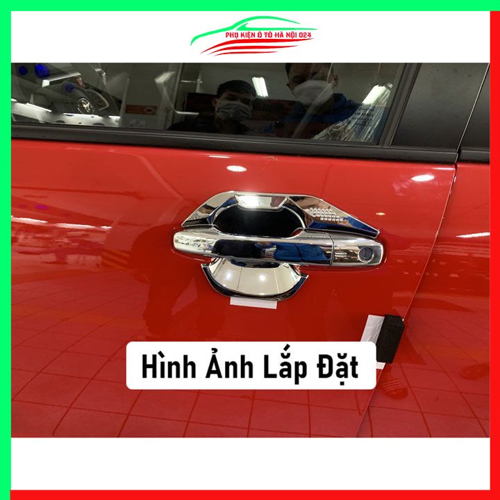 Ốp hõm mạ crom Raize 2021-2023 sáng bóng chống trầy bảo vệ cửa xe ô tô