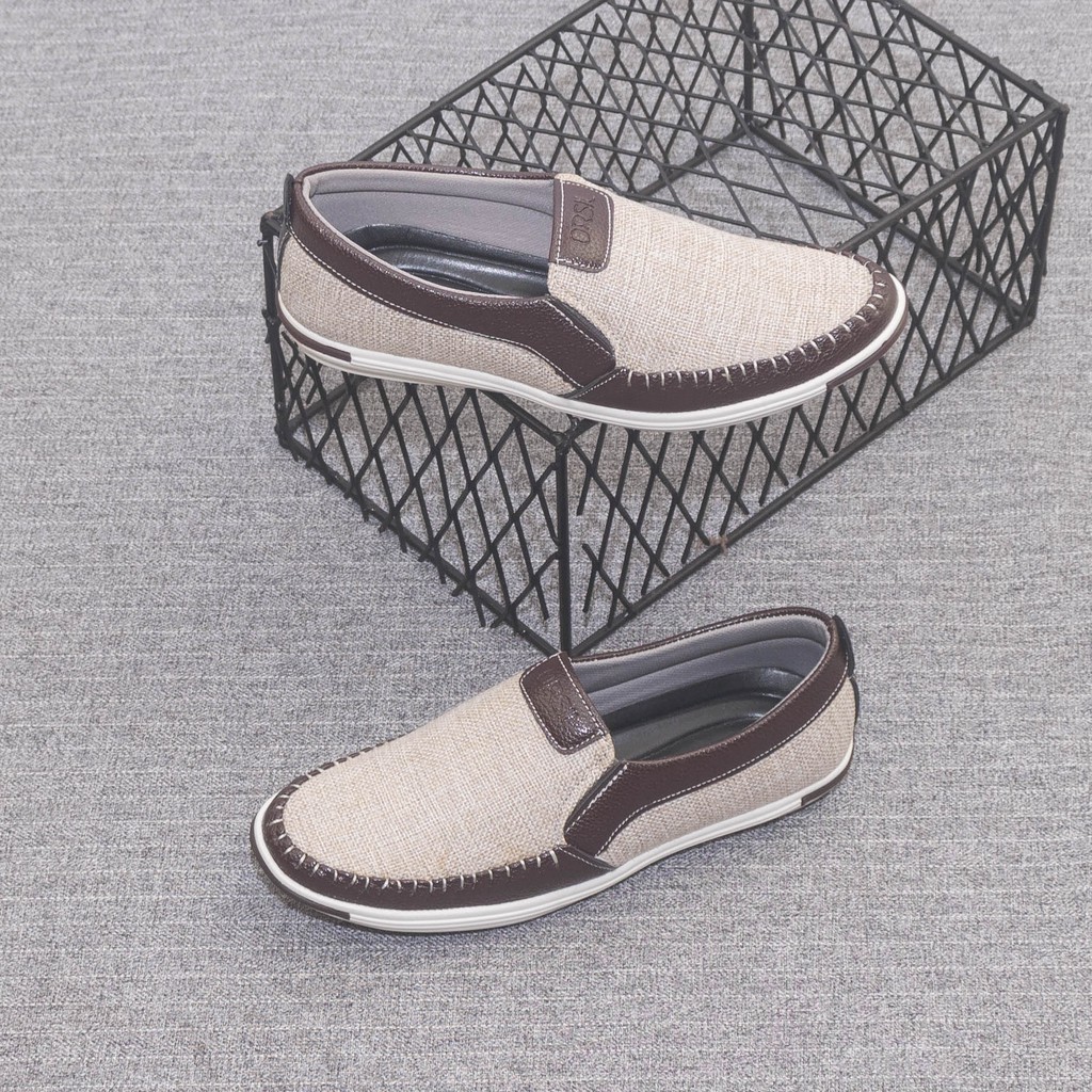 Giày lười vải nan thoáng khí thời trang ORSIL mã MD1