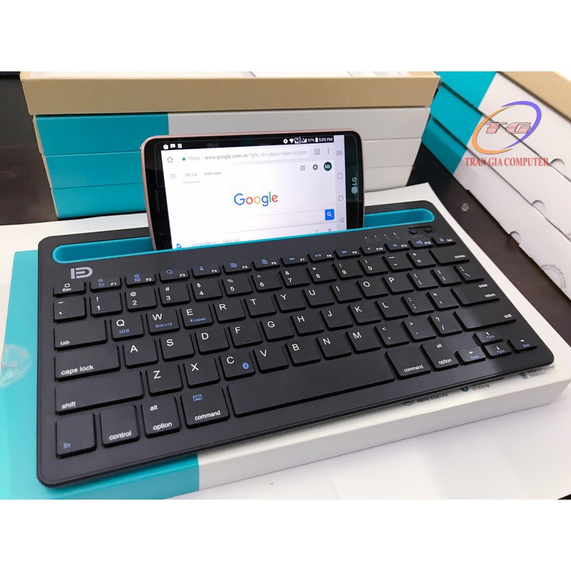 Bàn phím - Keyboard bluetooth Fude iK3380 dùng cho IOS Android Windows