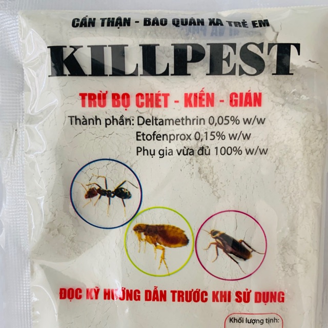 Diệt Kiến, Gián, Bọ Chét Dạng Bột Phấn Kill Pet