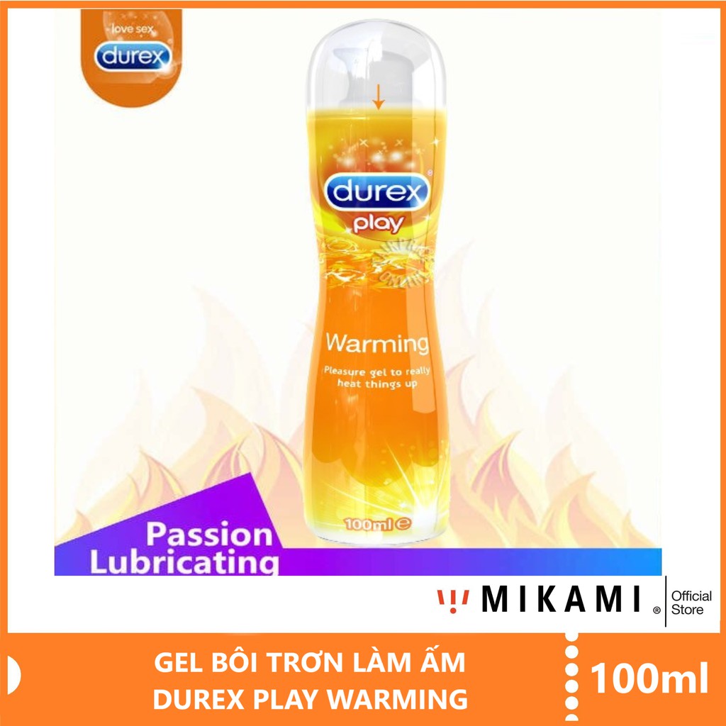 Gel Bôi Trơn Làm Ấm DUREX PLAY WARMING - Lọ 100ml