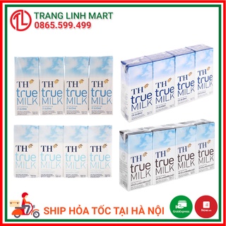 Sữa Tươi Tiệt Trùng Nguyên Chất / có đường / ít đường TH true MILK 180 ml