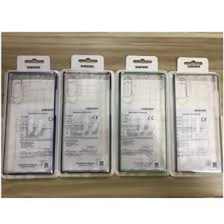 Ốp hãng viền màu clear cover Samsung Galaxy Note 10 plus