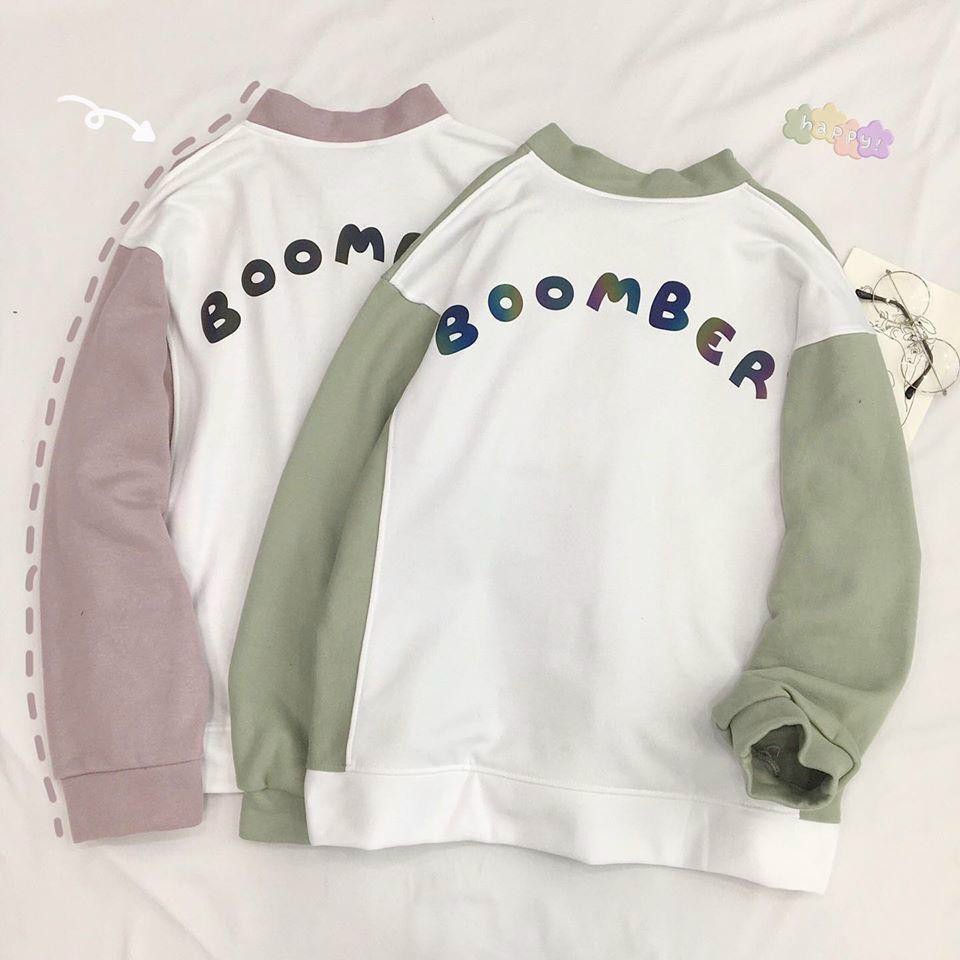 Áo Khoác Nữ Cardigan BOOMBER Form Rộng Chất Nỉ Bông Cực Mềm | BigBuy360 - bigbuy360.vn