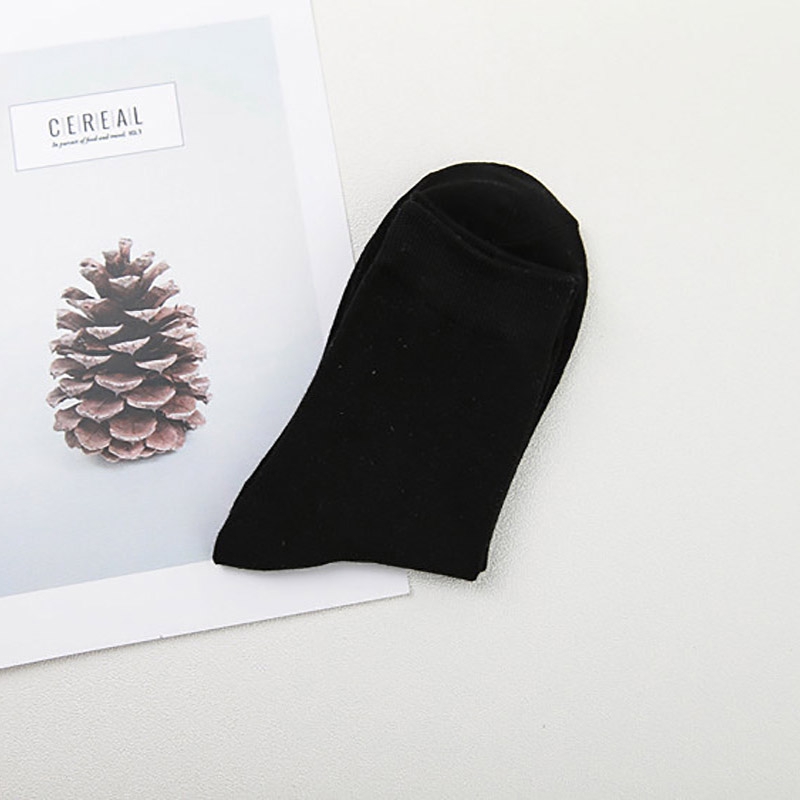 Vớ ECMLN cổ cao màu trơn phong cách Hàn Quốc thời trang