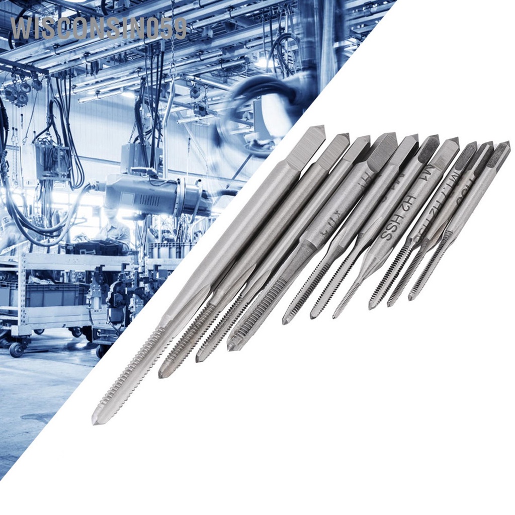 Wisconsin059 10pcs Mini M1 đến M3.5 Máy Tay vòi Dây ren Khai thác