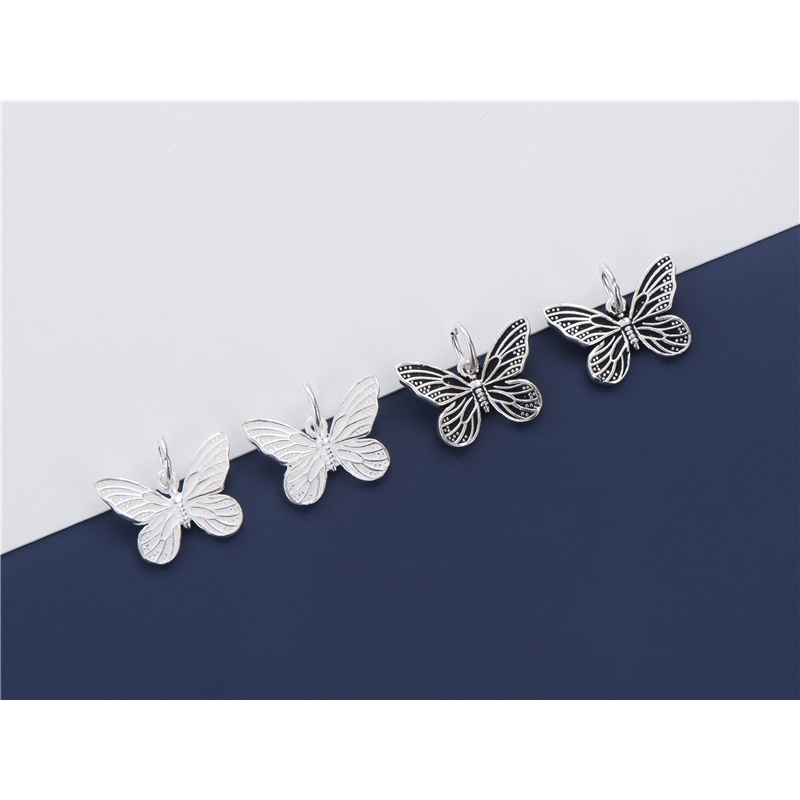 Mặt Dây Chuyền Bạc S925 Hình Bướm Xinh Xắn