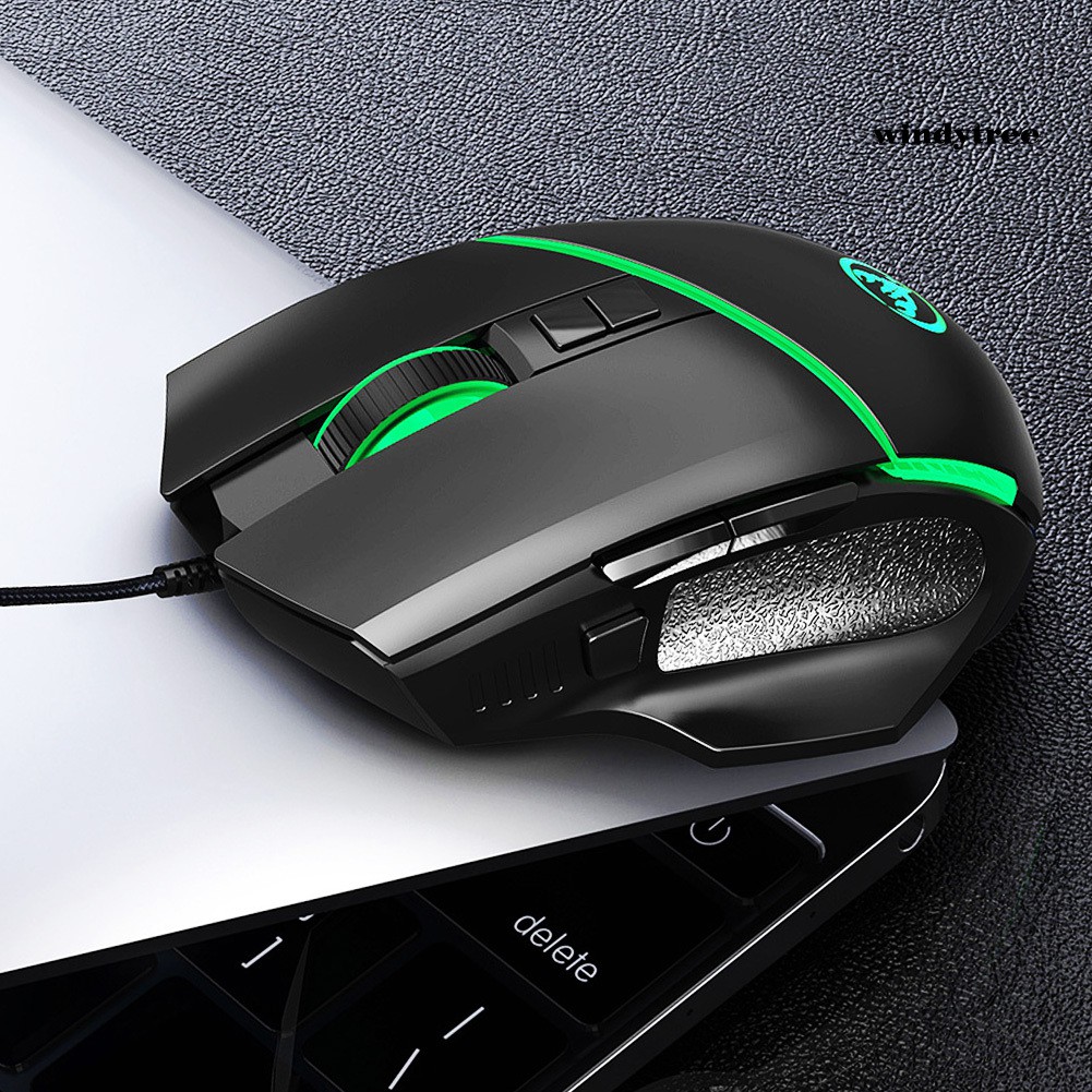 Chuột Gaming Có Dây 6400dpi Có Đèn Led Nhiều Màu