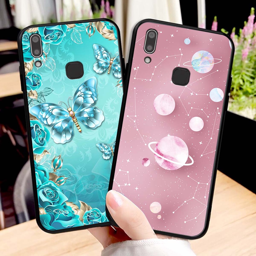 Ốp lưng Vivo Y91 / Y93 / Y95 in hình hoa xinh xắn, hiện đại , thời trang ,phong cách