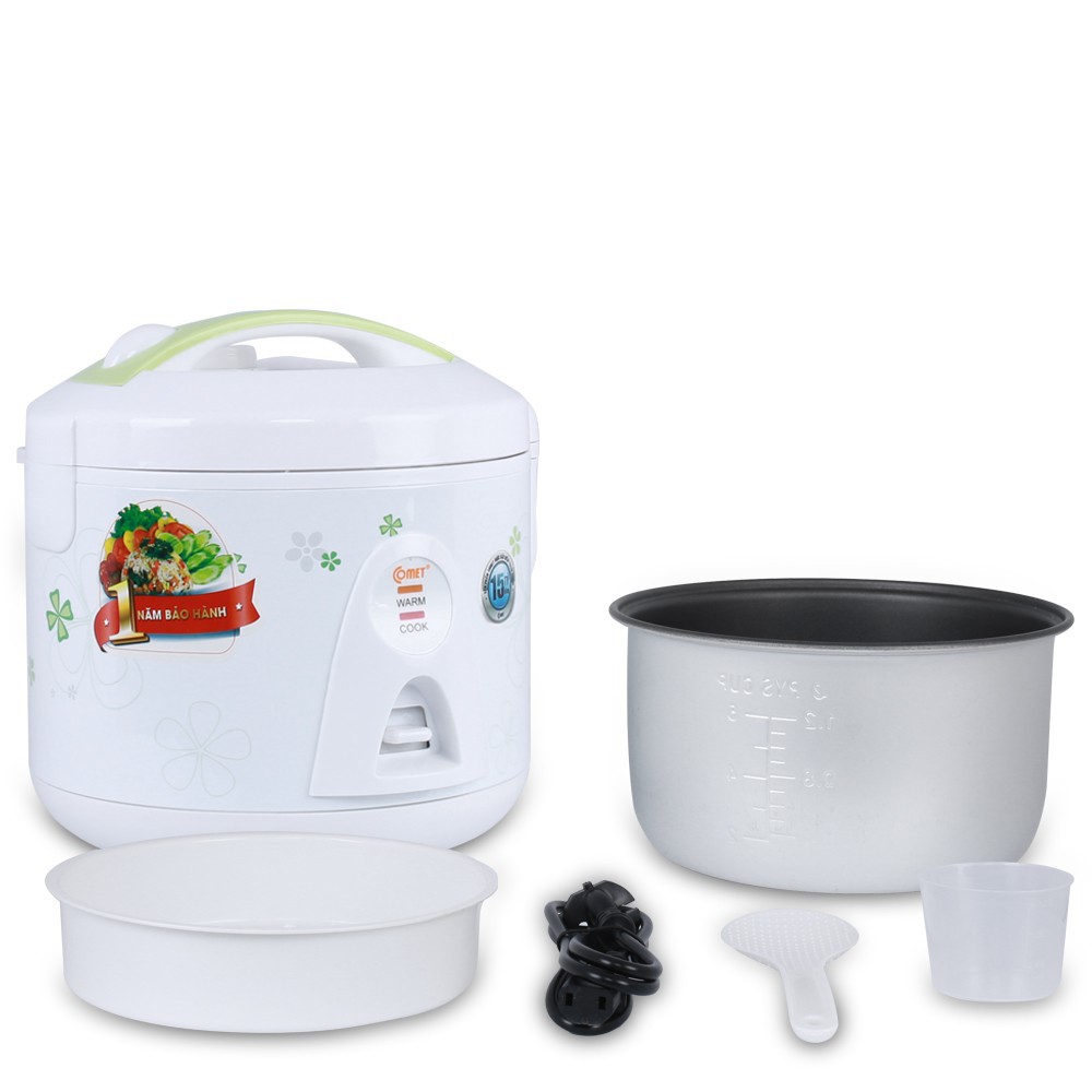 [Mã ELMS5 giảm 7% đơn 300K] Nồi Cơm Điện Comet 1.2 Lít CM8028 - Nắp Gài - Hàng Chính Hãng (Bảo Hành 12 Tháng) | BigBuy360 - bigbuy360.vn