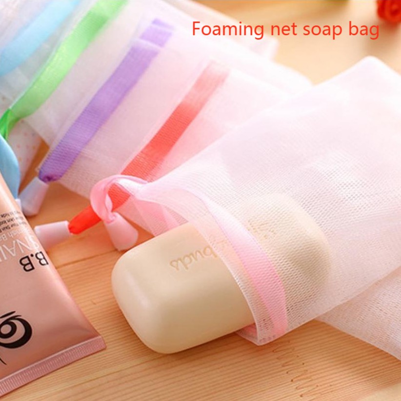 Lưới Tạo Bọt Xà Phòng handmade Thiết Kế Kiểu Dây Rút Tiện Dụng | BigBuy360 - bigbuy360.vn