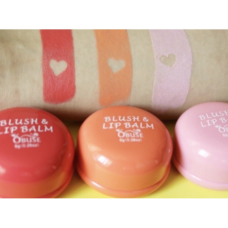 Má hồng + Son OBUSE OB11220