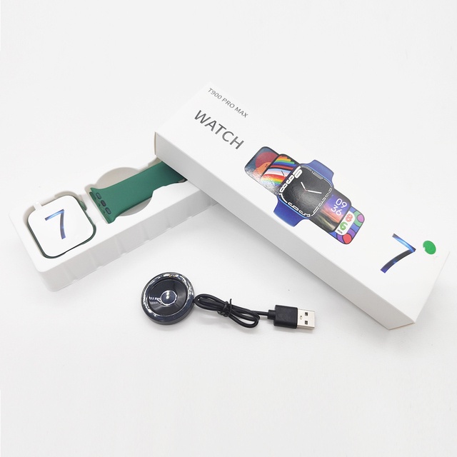 Đồng Hồ Thông Minh T900 Pro Max Chống Thấm Nước 44mm Iwo 13 series 7 Có Hai Nút Bấm