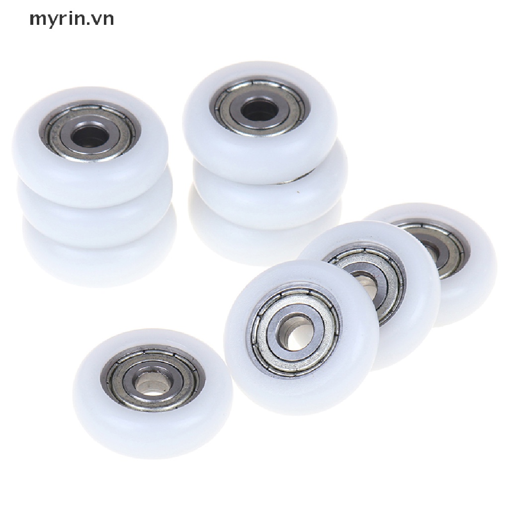 Set 2 / 5 / 10 Bánh Xe Lăn Thay Thế Cho Cửa Nhà Tắm Bằng Nhựa