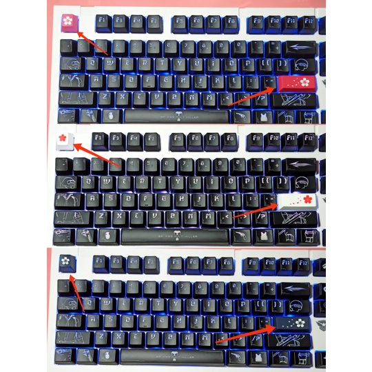 Nút Bàn Phím Pbt Hình Quả cherry Độc Đáo Cho Bàn Phím Cơ