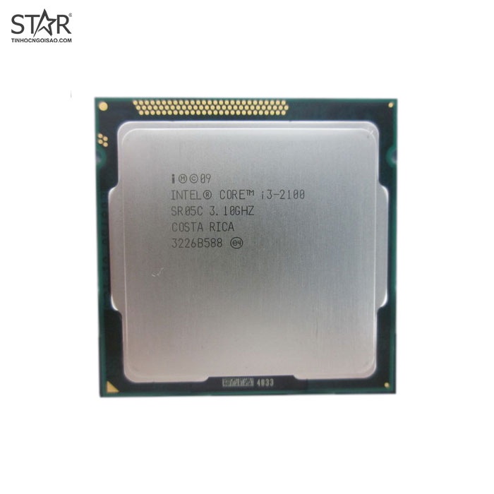 CPU Intel Core i3 2100 (3.10GHz, 3M, 2 Cores 4 Threads) TRAY chưa gồm Fan