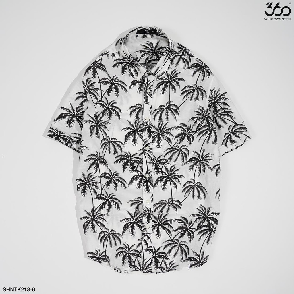 Áo sơ mi nam 360 BOUTIQUE ngắn tay họa tiết - SHNTK218 | BigBuy360 - bigbuy360.vn