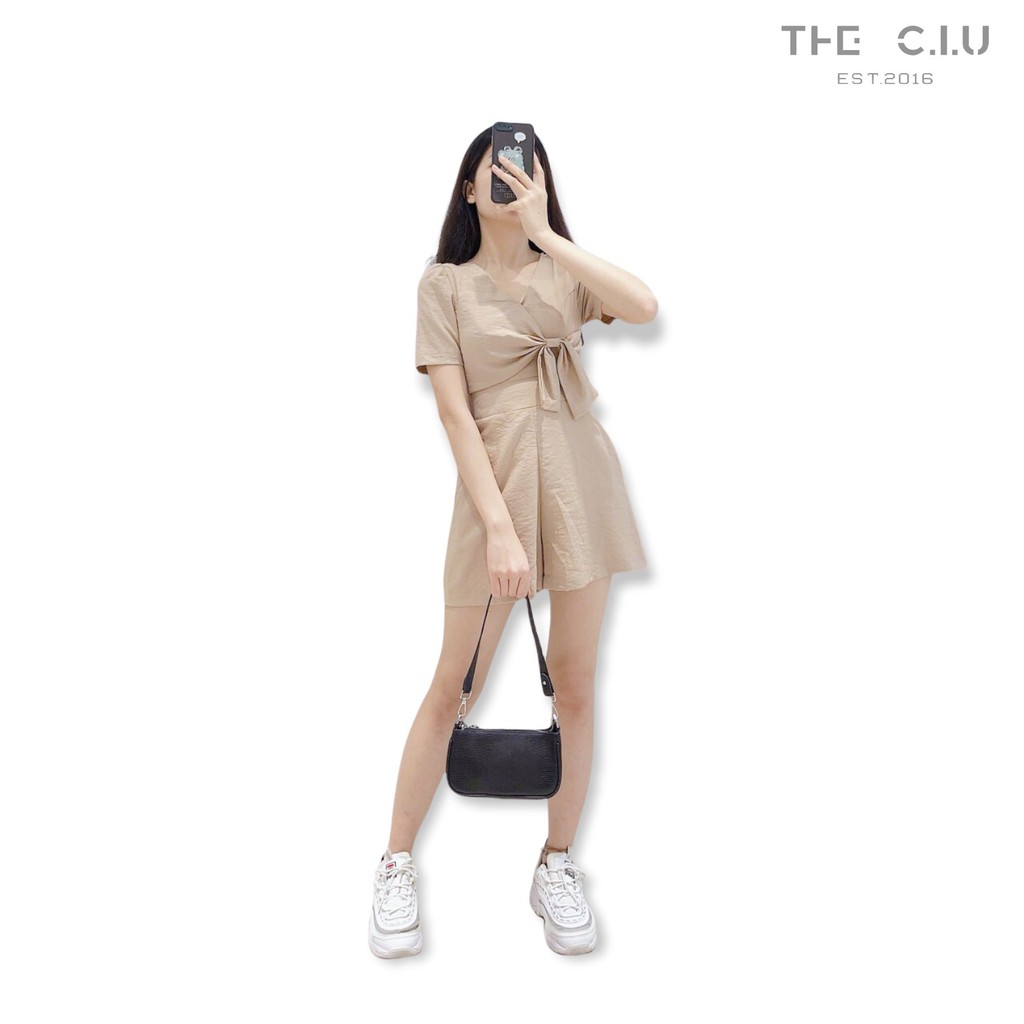 Jumpsuit ngắn phối nơ THE CIU - Brenna Jumpsuit
