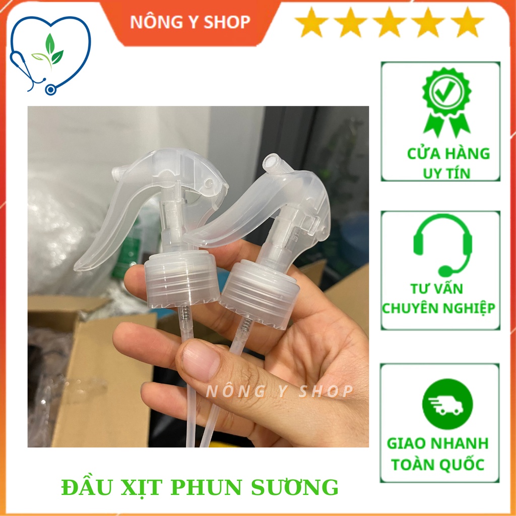 Đầu Vòi Xịt phun sương - tưới cây- Phi 28 Dòng mẫu mới - Gắn Chai Nước - Vòi con chuột - Vòi 3 nấc - vòi xịt kính