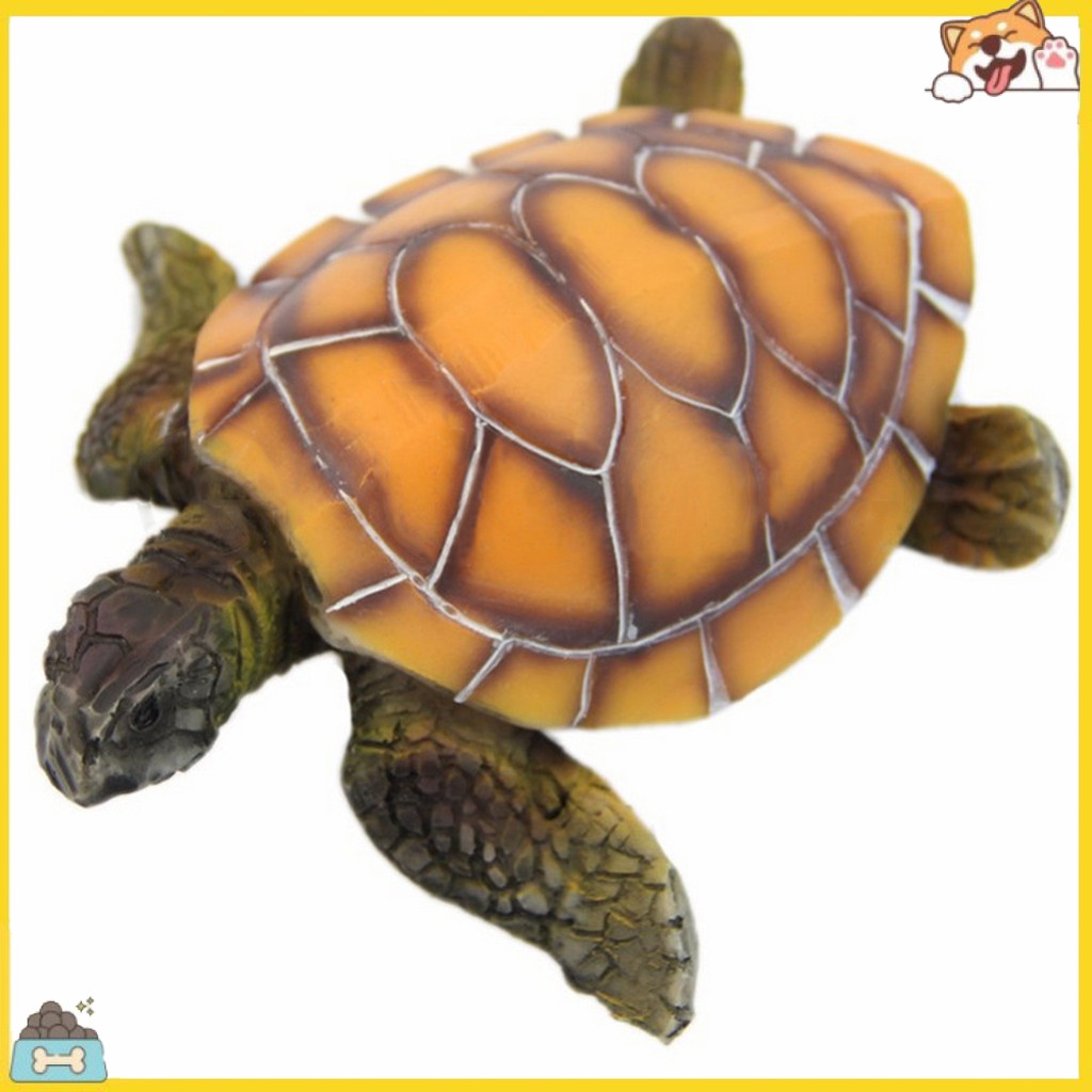 Rùa nhân tạo mô phỏng trang trí cho hồ cá