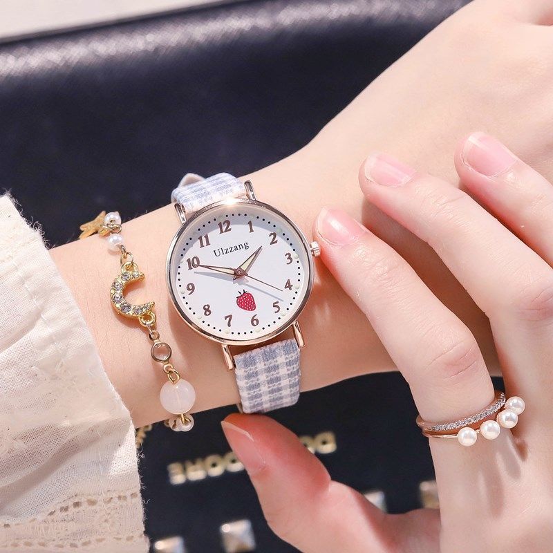 Đồng hồ nữ dây da chống nước mặt trăng ngôi sao | BigBuy360 - bigbuy360.vn