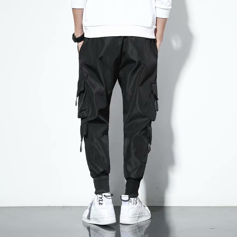 Men's Fashion Boxed Long Pants with Pockets