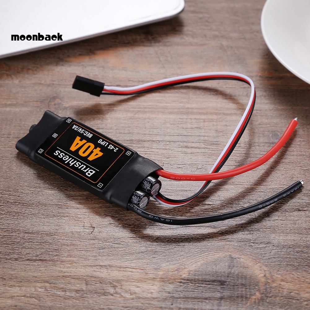 Bộ ĐiềU KhiểN TốC Độ ESC Không ChổI Than 40A + UBEC Cho MáY Bay RC FPV / Quadcopter