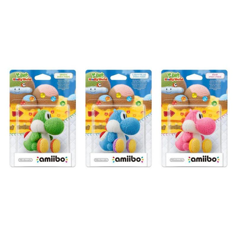 Mô hình amiibo Nintendo Yoshi Woolly world